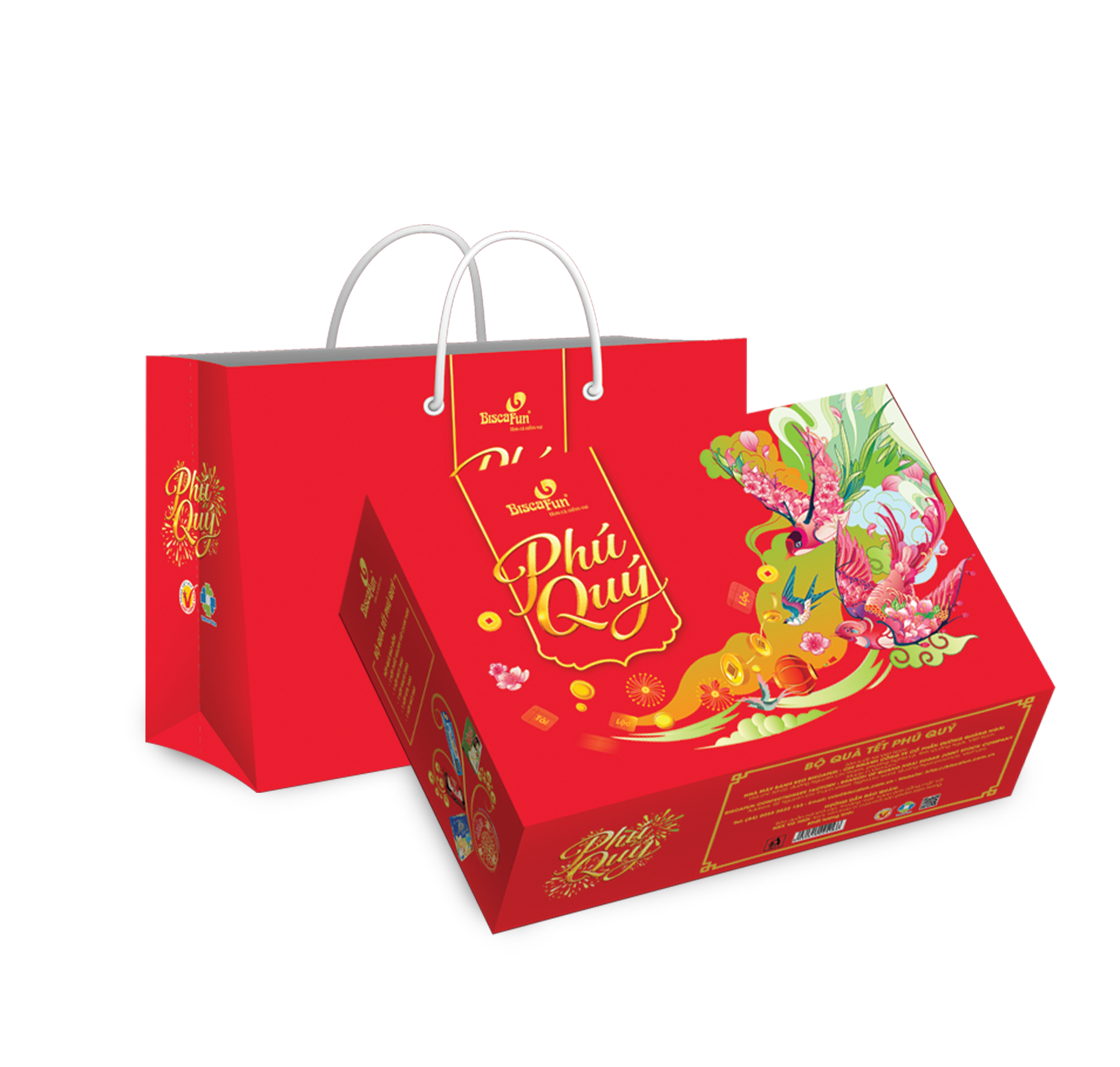 Hộp quà Phú Quý 946g - Đỏ