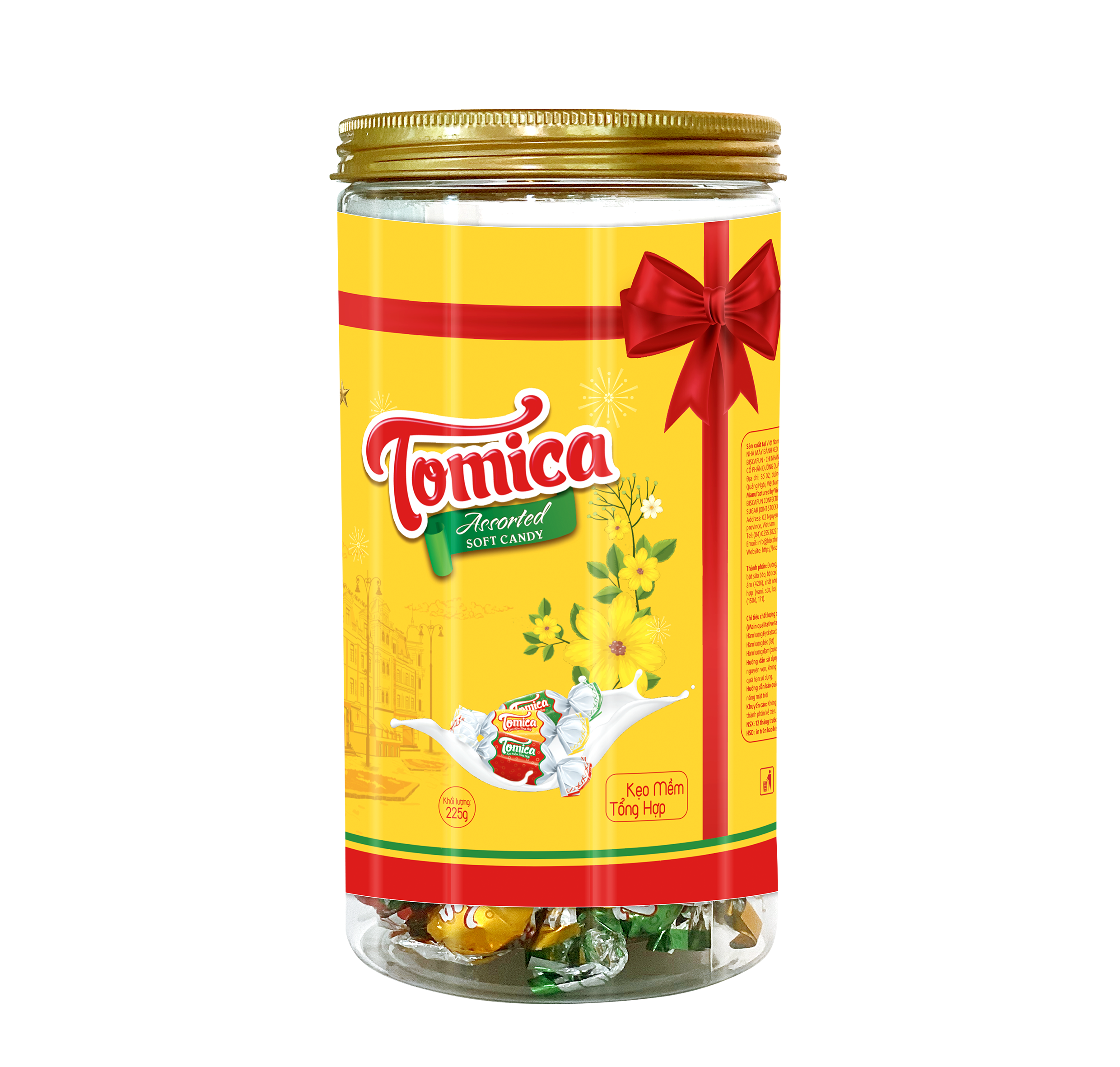 Kẹo hộp nhựa TOMICA 225g