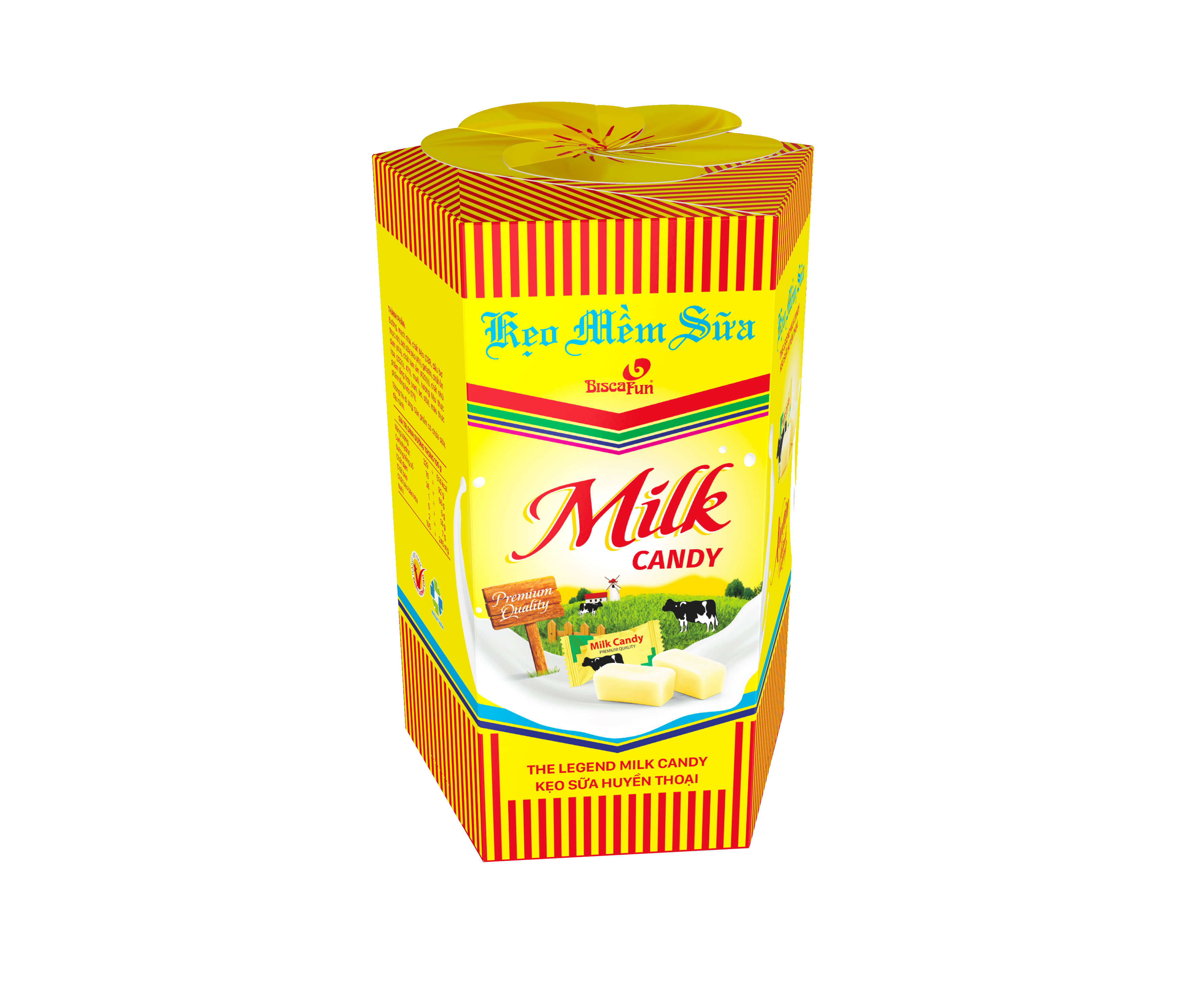 Hộp giấy KẸO MỀM SỮA 180g