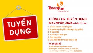 BISCAFUN - THÔNG BÁO TUYỂN DỤNG 2026